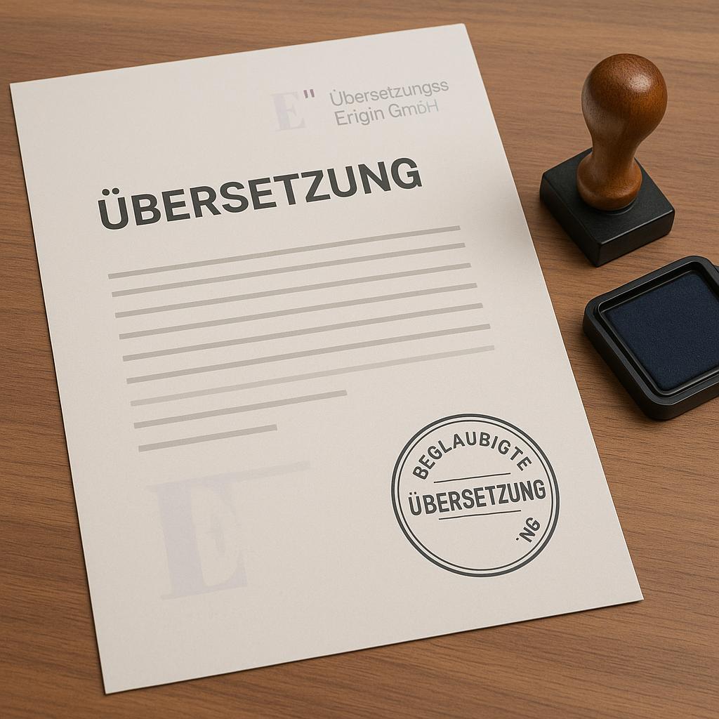 Beglaubigte Übersetzungen